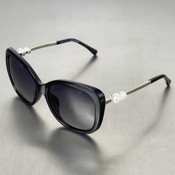 

xiao xiang family sunglasses xiaoxiangjia sunglasses high version star same ch5339 double pearl polarized square fashion temperament 1vcex, White;black