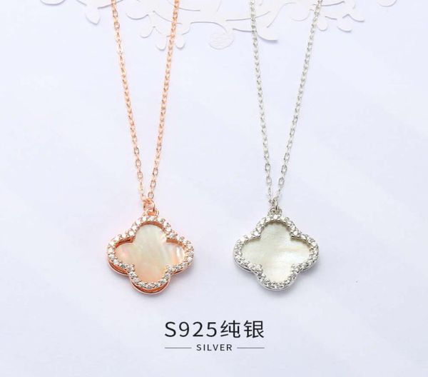 

necklace sterling silver necklace clover niche design advanced necklace9763121