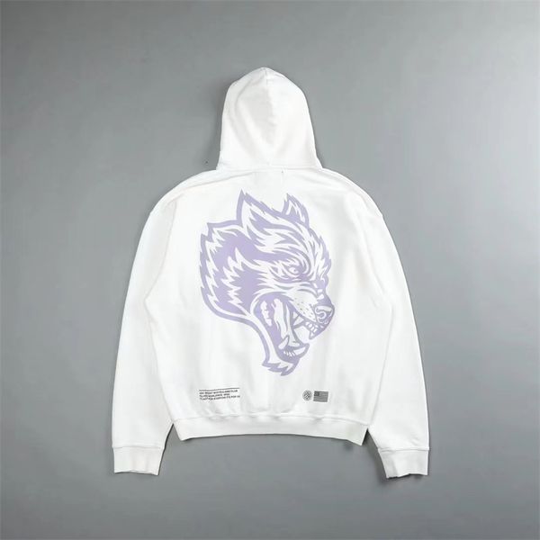 

men's hoodies sweatshirts darc sport big wolves print matching hoodie for couple basic oversized pullover men casual hoodies men hooded, Black