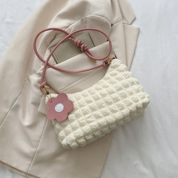 

evening bags solid lingge underarm bag women s style dumpling leisure large capacity one shoulder portable messenger 230711