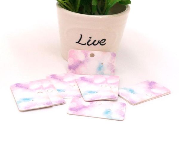 

whole 200pcs jewelry earring display stand stud earing holder earring display rack packing card acrylic card2019628, Black;white