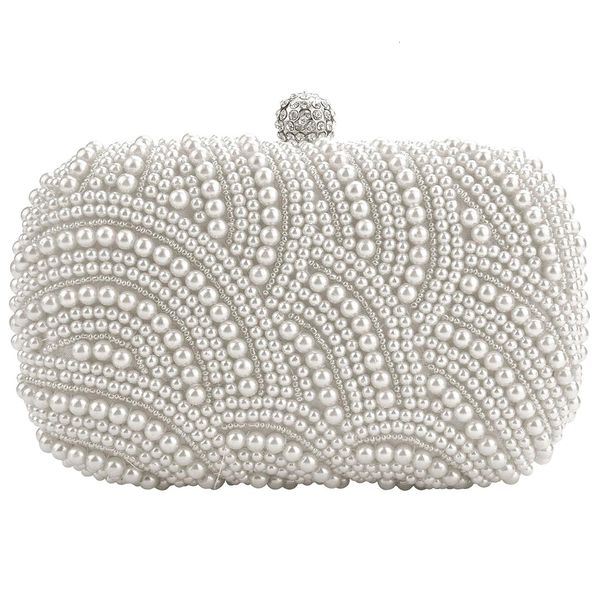 

evening bags fashion clutch bag beaded party bridal handbag wedding purse 230710