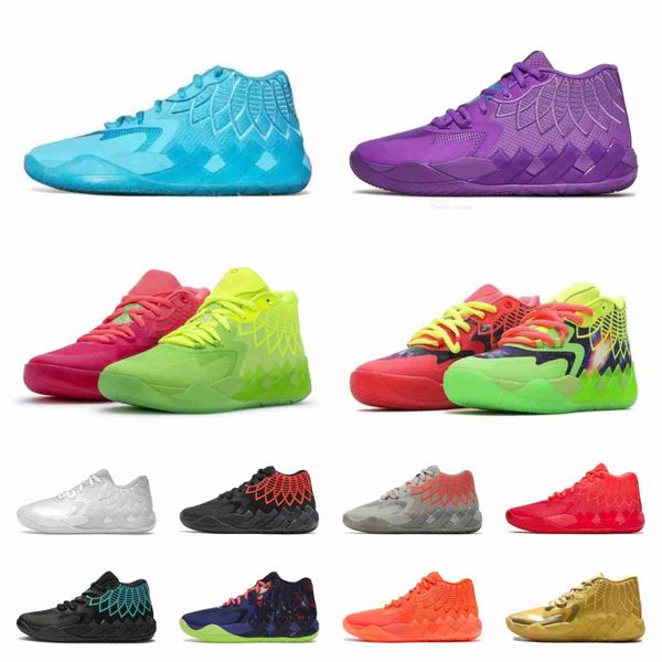 

lamelo ball 1 mb.01 basketball shoes sneaker rick and morty purple cat galaxy mens trainers beige black blast buzz city queen city not from