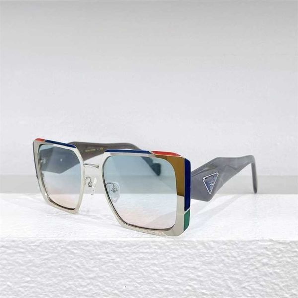 

2023 summer new p network red same style personalized women's versatile fashion sunglasses pr 120, White;black