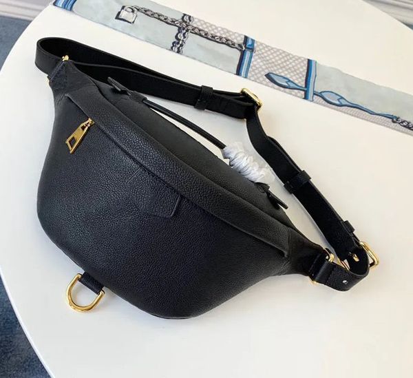 

temperament designer bag crossbody waist bags embossing fanny pack famous soft leather shoulder bag tote bag high quality, Silver