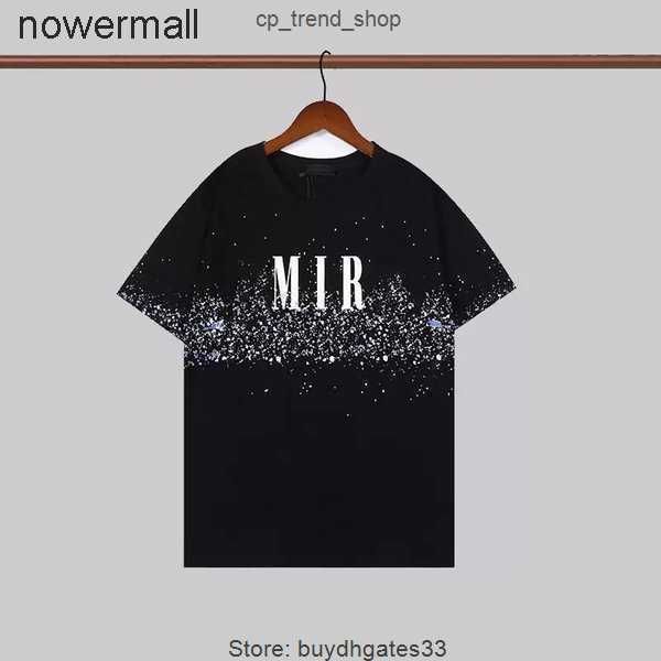 

luxury amirly designer mens hip t shirts printed fashion hop man tshirt cotton sleeve casual womens tees short streetwear luxurious tshirts, White;black