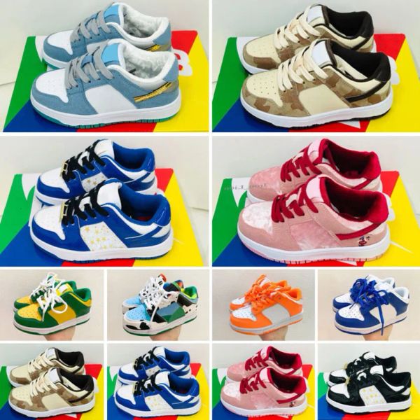 

uality chunky kids shoes big boys girls casual fashion sneakers athletic children walking sports trainers 26-35, Black