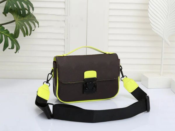 

messenger bag men handbag purse s lock sling bags canvas leather classic letter patchwork color handbags magnetic hasp adjustable shoulder s