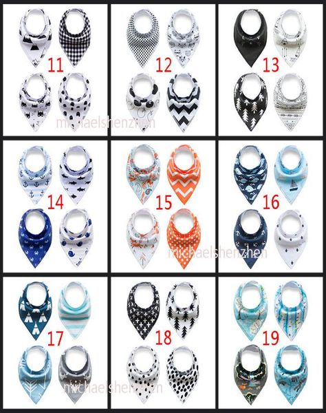 

100 design newborn cartoons ins fox bibs burp cloths 2019 new baby girls boys waterproof pure cotton double layer bibs burp cloths9209479