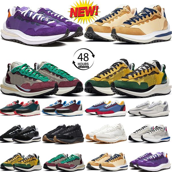 

2023 arrival blazer vaporwaffle running shoes men women waffle ldv fragment x grey bright citron sesame blue gum sacais sports trainers snea
