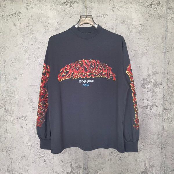 

men's plus size hoodies & sweatshirts fall/winter fried street poster letter logo graphic print hoodie couple sweatshirt y88888, Black;brown