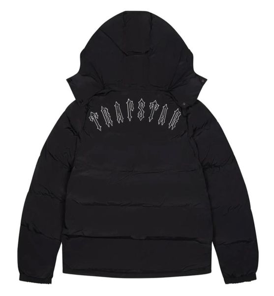 

jacket men cropped irongate detachable hooded puffer baby blue black coat london high street fashion1425757, Black;brown