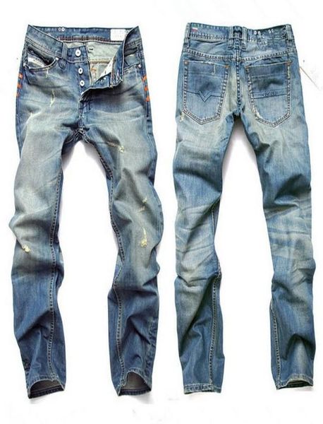 

new fashion men jeans hole jeans man pants size 284201238688325, Blue
