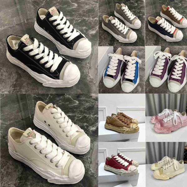 

designer casual shoes canvas shoes luxury mmy women's shoes lace sneakers new mmy mason mihara yasuhiro shoelace frame., Black