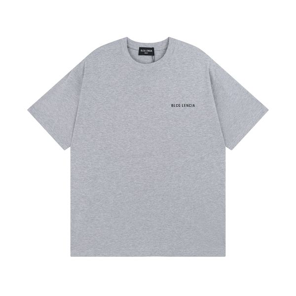 

blcg lencia 2023 summer new 250g 100% cotton fabric t-shirt men print color drop sleeve loose tshirts oversize 2023214, White;black