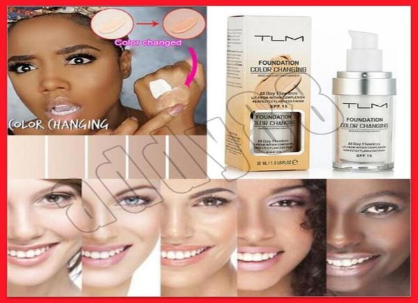

new face makeup tlm liquid foundation color changing all day 30ml change to your skin tone by blending concealer6200418