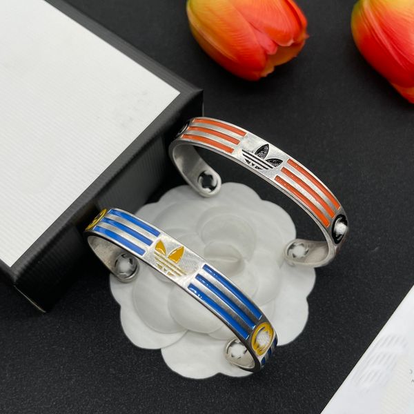 

fashion style bracelets women bangle wristband cuff chain designer letter jewelry 18k gold plated stainless steel wedding lovers gift bracel, Black