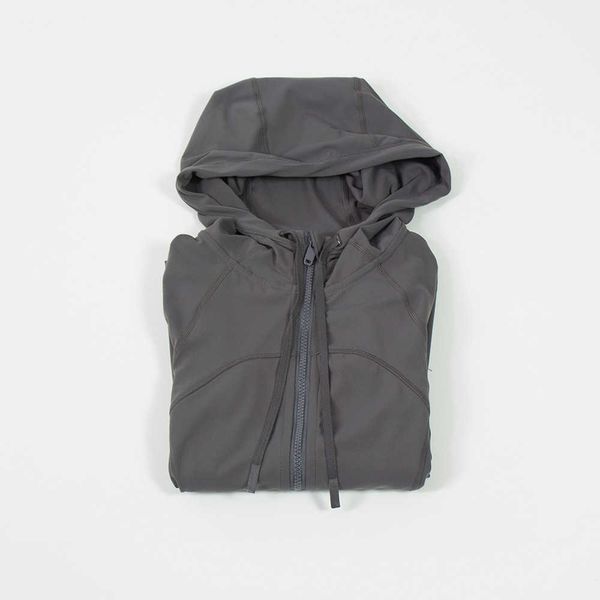 

new yoga suit autumn/winter women's hooded jacket casual sports night run cardigan hoodie 9 6c28, Black