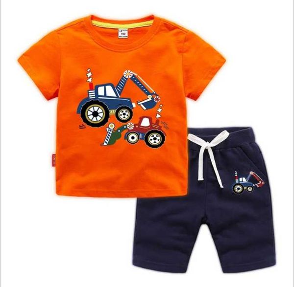 

2019 new classic luxury logo designer baby t shirt pants 28 years olde suit kids fashion children039s 2pcs cotton clothing se6844995, White