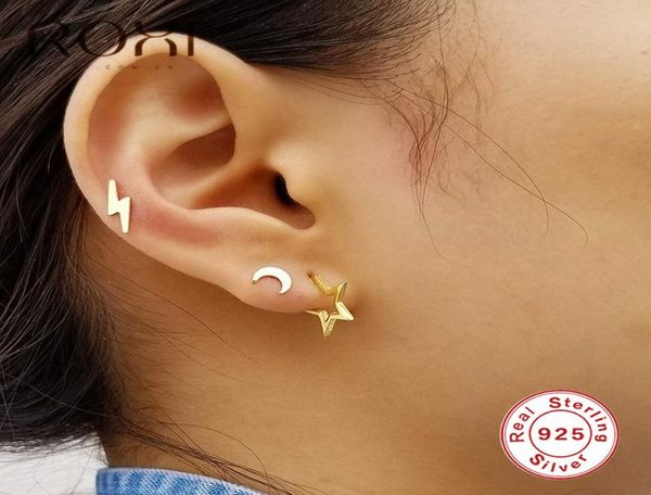 

roxi 925 sterling silver exquisite stud for women jewelry hollow fivepointed star earrings piercing ear studs9930838