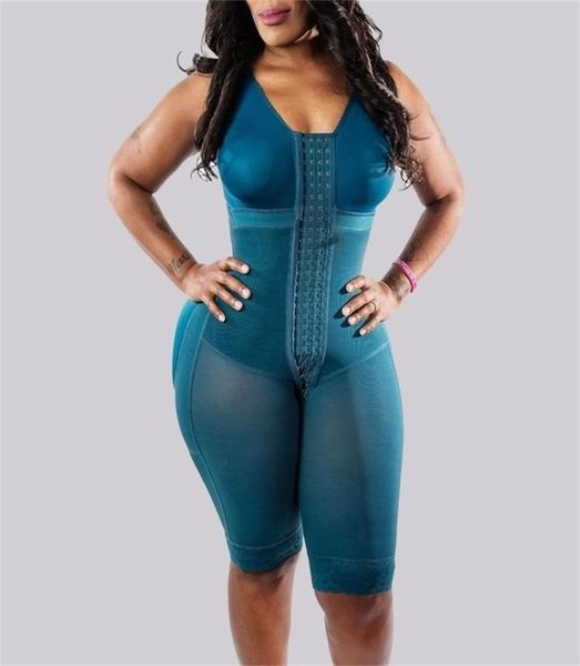 

women posrative shapewear corset faja colombianas full body high compression bra waist trainer modeling strap 2112295033807, Black;white