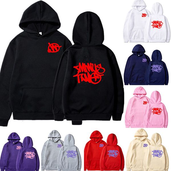 

men's hoodies sweatshirts y2k hoodie minus two pattern printing solid color oversize clothing 2023 punk harajuku casual loose selling 2, Black