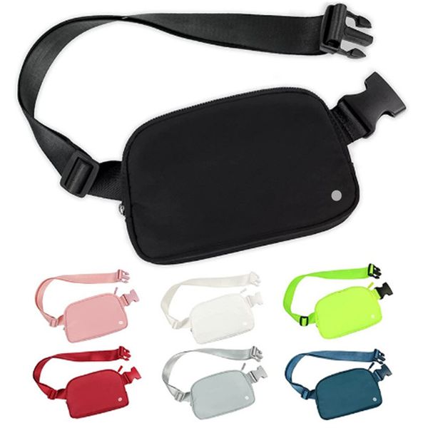 

ll yoga outfit lulu multi functional sports cross body bag waist bag walking bag handbag waterproof large capacity yoga waist bag women&#039