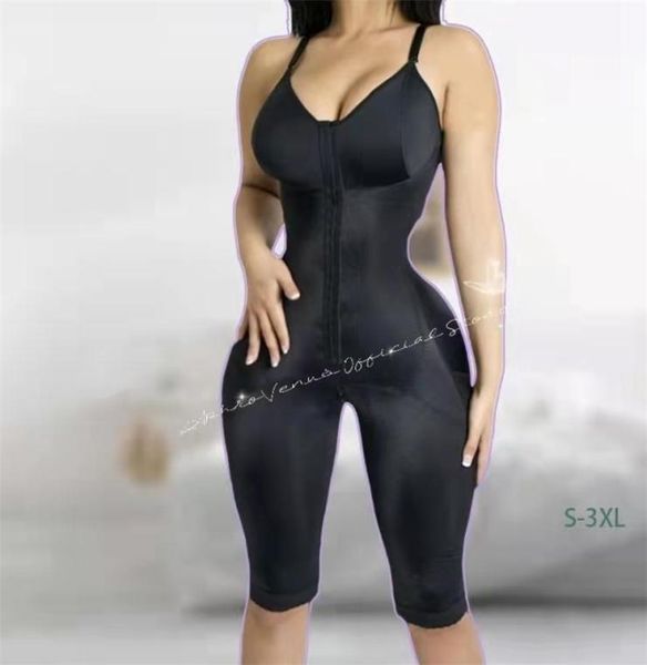 

fajas colombianas originale high compression slimming control belly garments front closure buttocks butt lifter shaper 211216832829682526, Black;white
