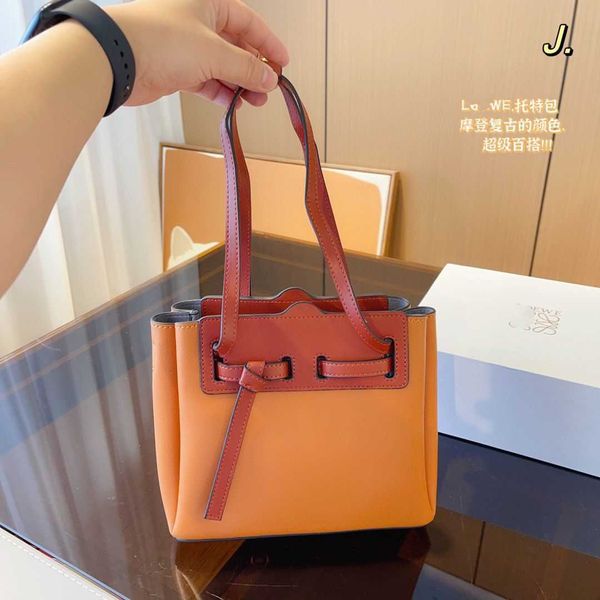 

luxury designer loevve bag fashion tote shoulder canvas bags jia lazo drawstring casual fried chicken versatile purse wallet handbag