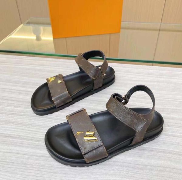 

designer vintage slides pantoufle sandals print archive plaid pool slipper women pink summer beach outdoor cool mule size 35-42 with box, Black