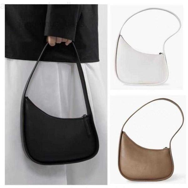 

designer row tote bag half moon bag women's french minority design cowhide leather kendou minimal commuter one shoulder underarm the ro