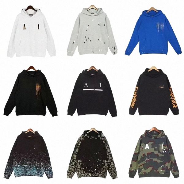 

designer mens hoodie womens hoody luxury letters long sleeve pullover hoodies loose streetwear cottons sweatshirts lovers fashion high stre, Black