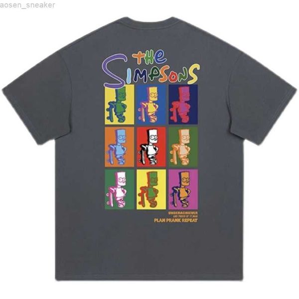 

23s simpsons club mens t-shirt short-sleeve t-shirt shirts summer cotton sweatshirt men women tee, White;black