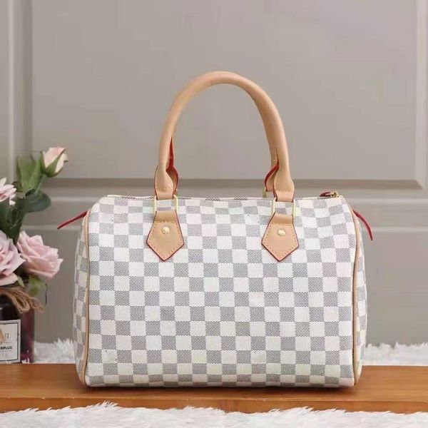 

black embossed shoulder bags fashion speedy 30 boston pillow bag women messenger handbag classic style lady totes handbags luxury designer w