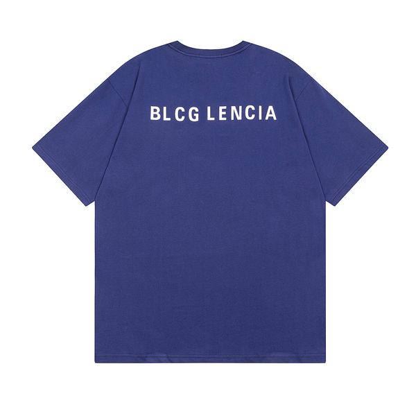 

blcg lencia 2023 summer new 250g 100% cotton fabric t-shirt men print color drop sleeve loose tshirts oversize 2023219, White;black