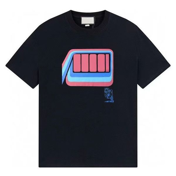 

23ww designer t shirts mens t shirts men shirts designer tees casual pure cotton round neck short sleeved letter printing trendy couple clot, White;black