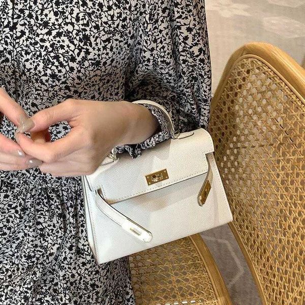 

designer hemrres tote bag luxury leather women's bag classic second-generation kelys mini handbag women's palm grain cowhide one s