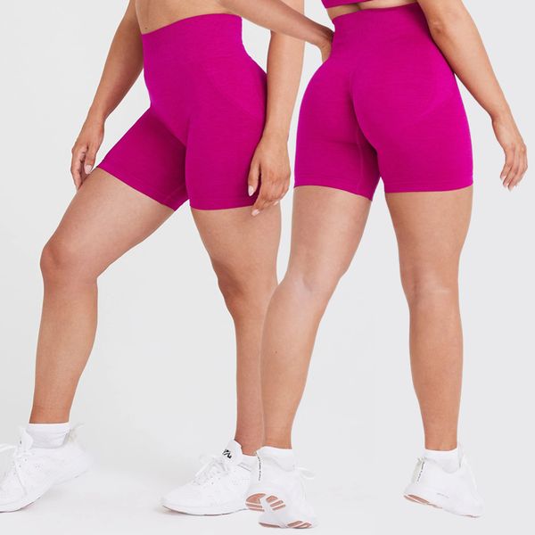

women's shorts effortless seamless shorts women workout scrunch butt lifting yoga shorts high waist fitness biker running bottom gym sh, White;black