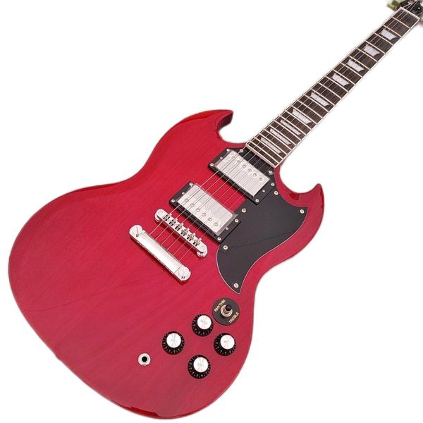 

factory directly sells red electric guitars small guard boards,customization
