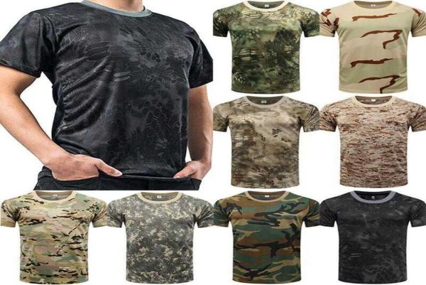 

men tactical military army camouflage t shirt short sleeve summer casual tees o neck shirt streetwear clothing 2106292262049, White;black
