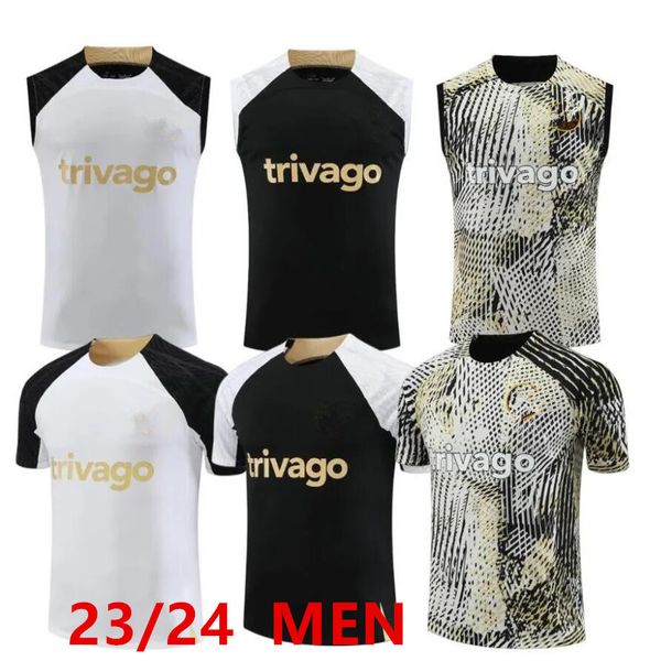 

cfc soccer jerseys short sleeve tracksuit pulisic 22 23 24 shorts mount havertz sterling jorginho training shirt koulibaly kante track suits, Black;yellow