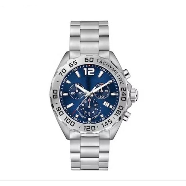 

tag quartz movement watch designer montre homme watches heuerity f1 tachymetre clock uhren for men sports race timer, Slivery;brown