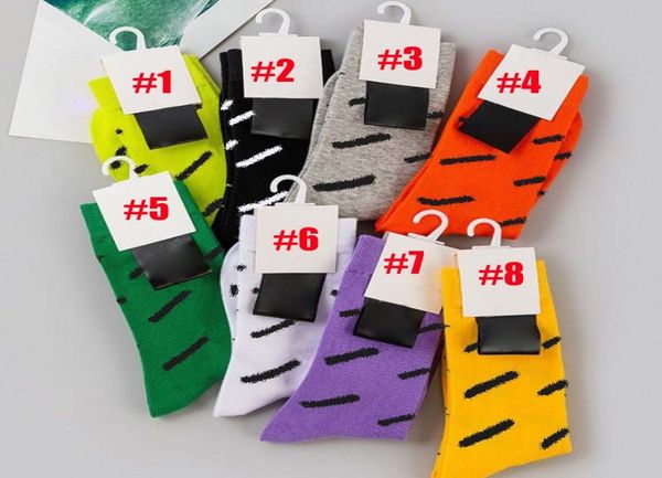 

men039s socks stockings women classic letter autumn winter tiedye longtube socks casual comfortable sports hightube tide so4313339, Black