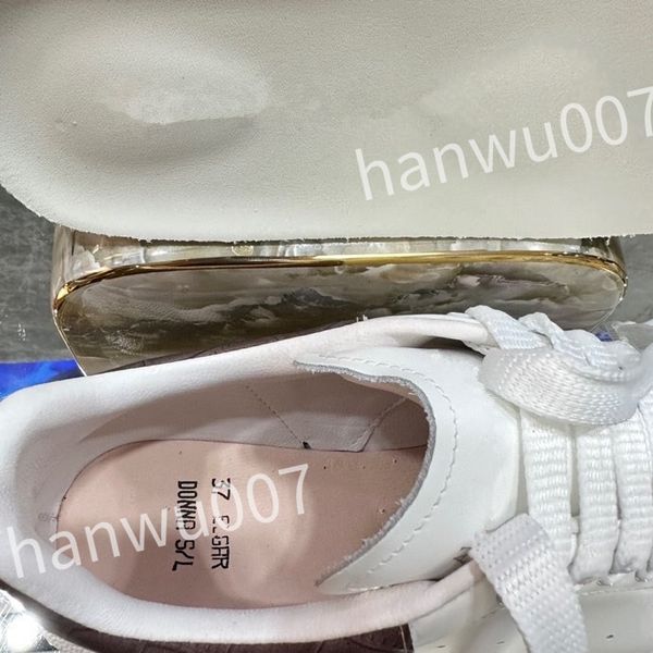 

luxury sneakers designer casual shoes men shoes white calfskin flat classic fashion breathable trainer sneaker size 35-46 xsd230414, Black