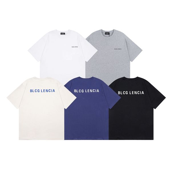 

blcg lencia 2023 summer new 250g 100% cotton fabric t-shirt men print color drop sleeve loose tshirts oversize 2023210, White;black
