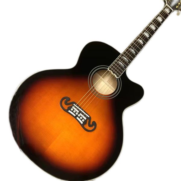 

2023 43-inch spot jubmo mold j200 missing corner finger playing acoustic acoustic guitar