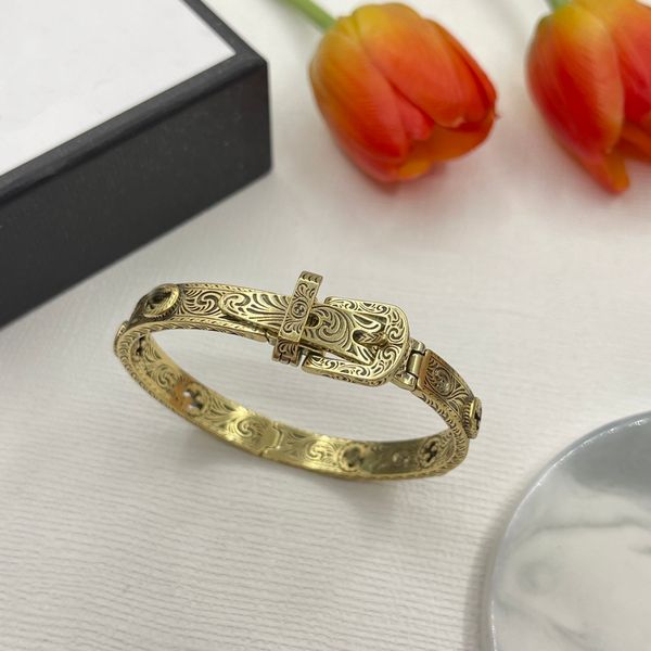 

fashion style bracelets women bangle wristband cuff chain designer letter jewelry 18k gold plated stainless steel wedding lovers gift bracel, Black