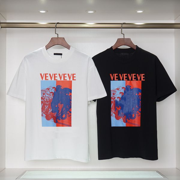 

23ss mens t shirt designer t shirt mens tees pure cotton breathable fashionable and versatile trendy and comfortable new clothing size s-2xl, White;black