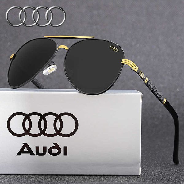 

Fashion Audi top sunglasses The New Sunglasses for Men's Polarized Toad Glasses and Women's High Definition Driving Tide with logo box