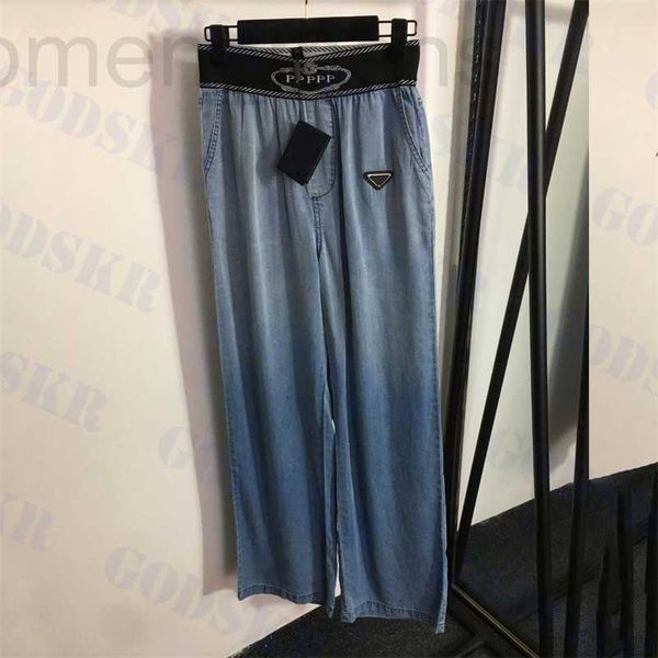 

women's plus size pants designer womens waist jeans splidenim trousers ladies pant 3t4a, Black